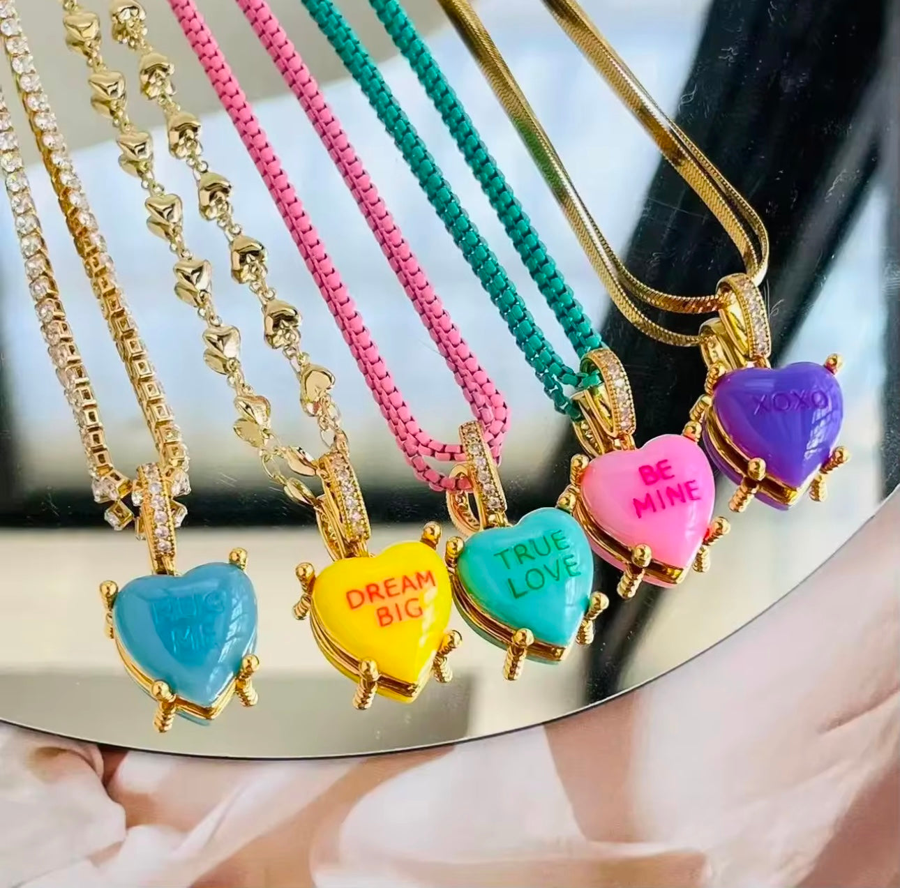CANDY LOVE HEART NECKLACE