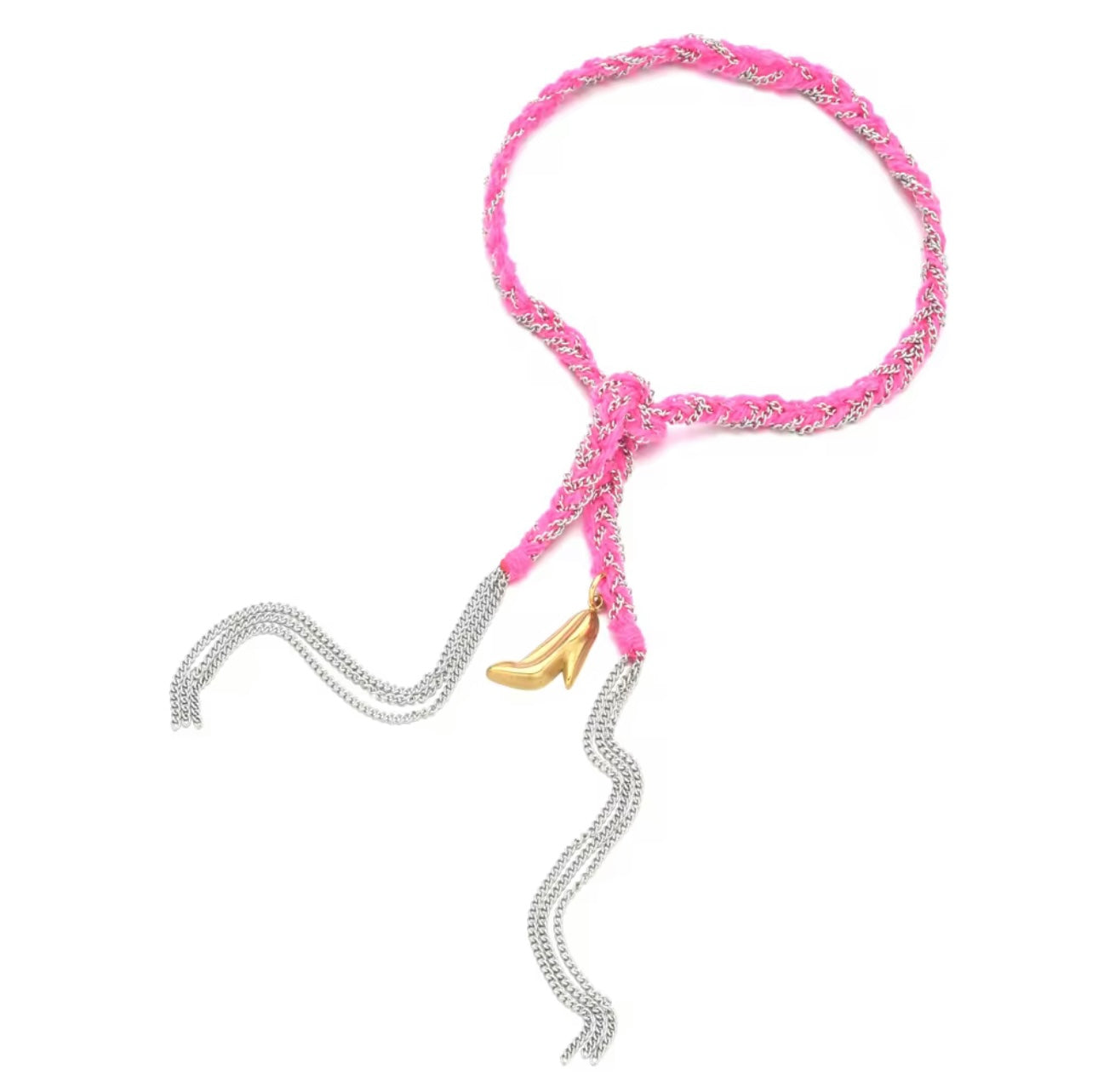 COLOURFUL WOVEN CHARM BRACELETS