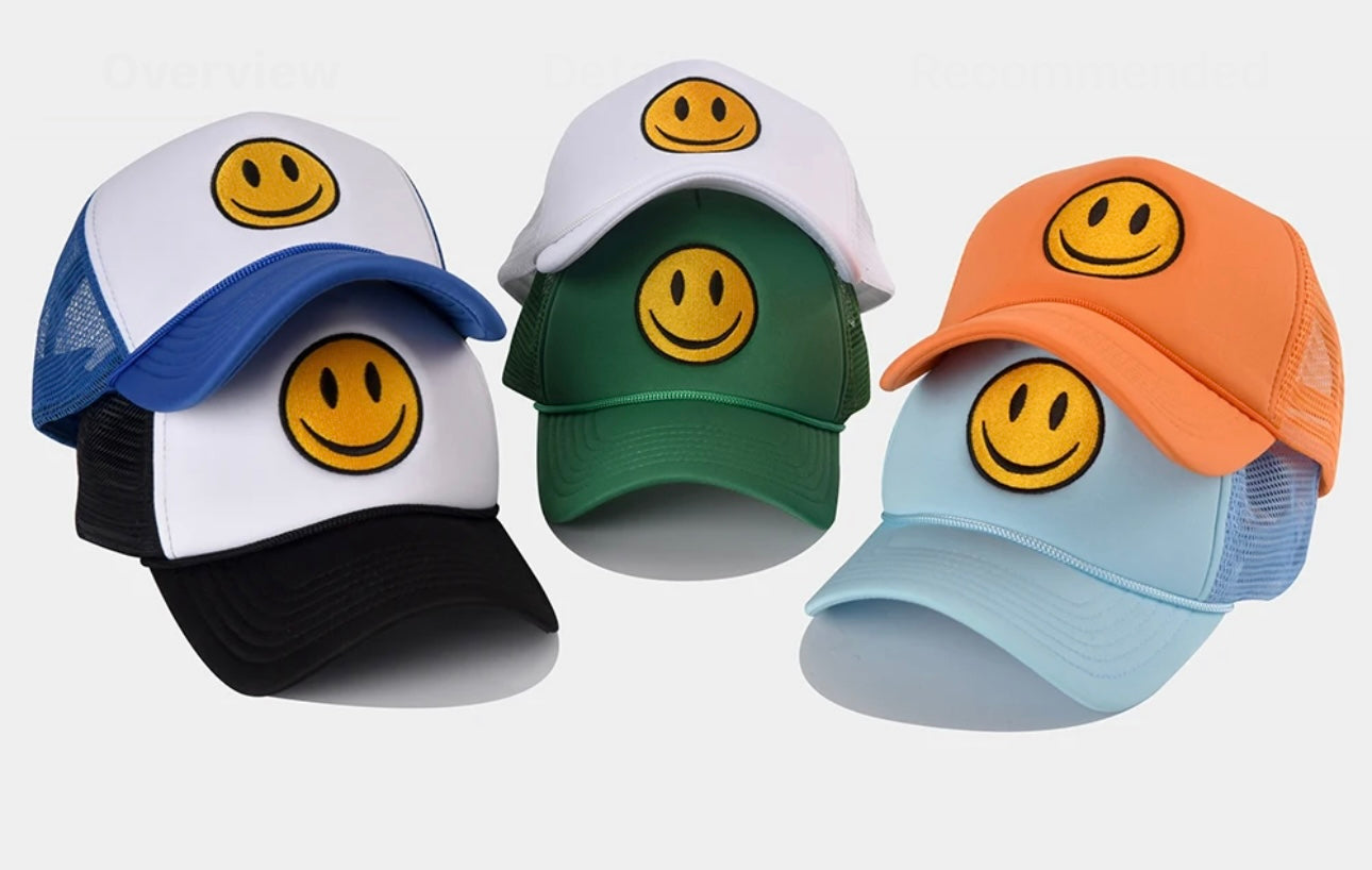 HAPPY FACE TRUCKER HAT