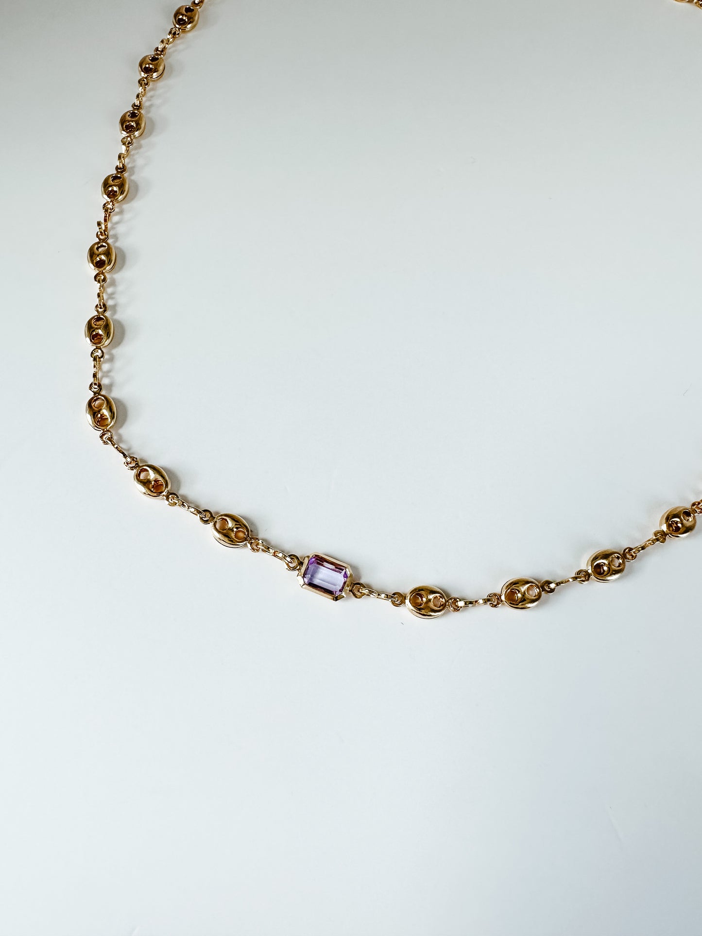 PUFF CHAIN NECKLACE