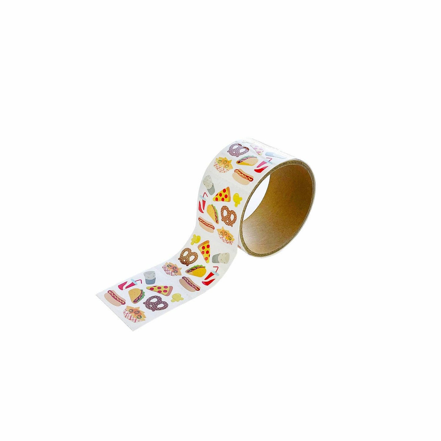 SNACK STICKERS ON A ROLL