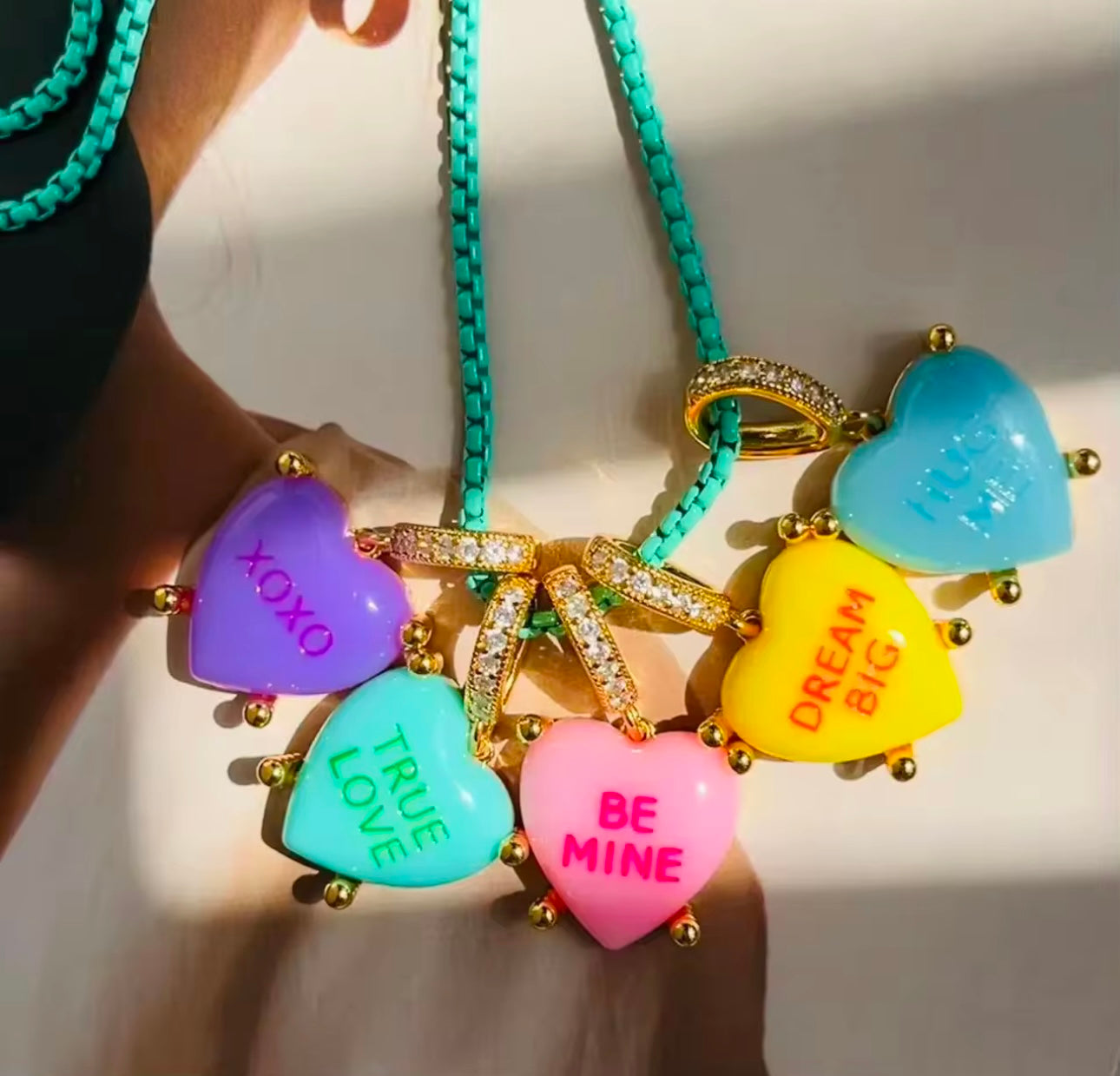 CANDY LOVE HEART NECKLACE