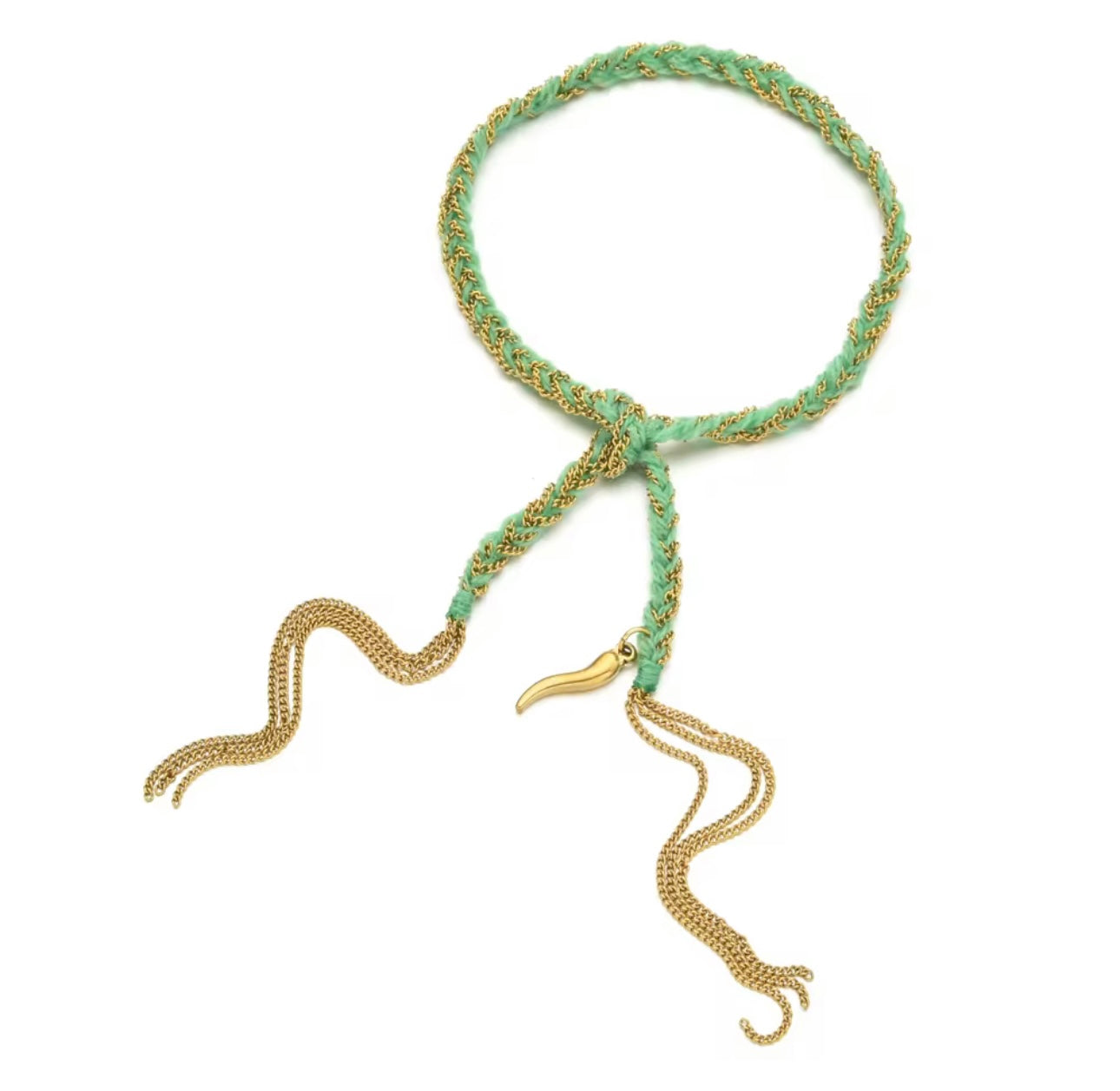 COLOURFUL WOVEN CHARM BRACELETS