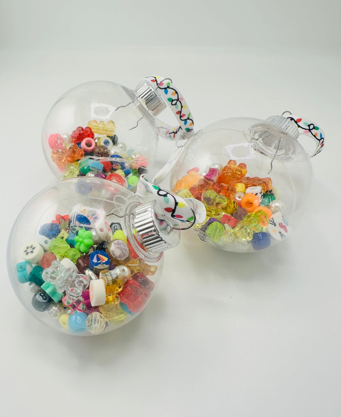 🎄 CHRISTMAS ORNAMENTS BEAD SOUP – DIY JEWELRY KIT