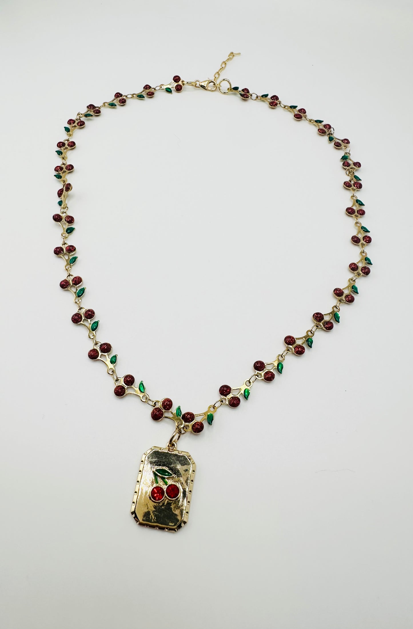 CHERRY PEACE NECKLACE
