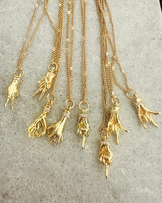 HAND IT OVER NECKLACE