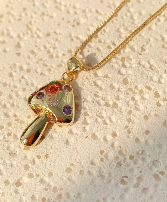 COSMIC MUSHROOM PENDANT
