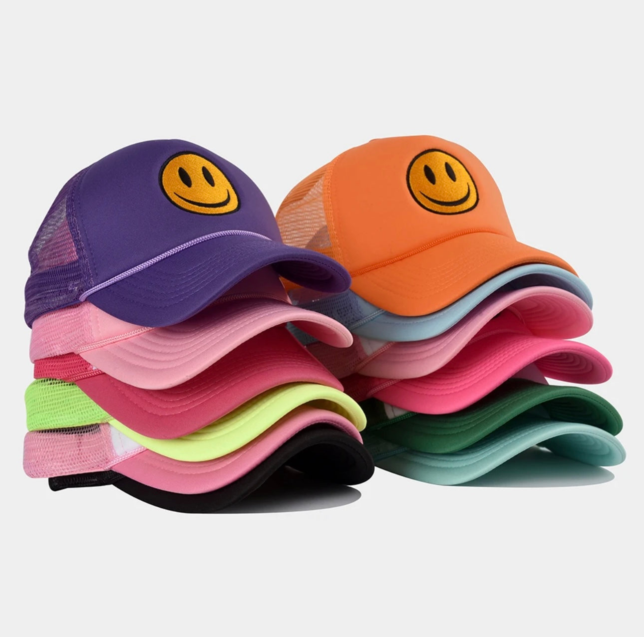 HAPPY FACE TRUCKER HAT