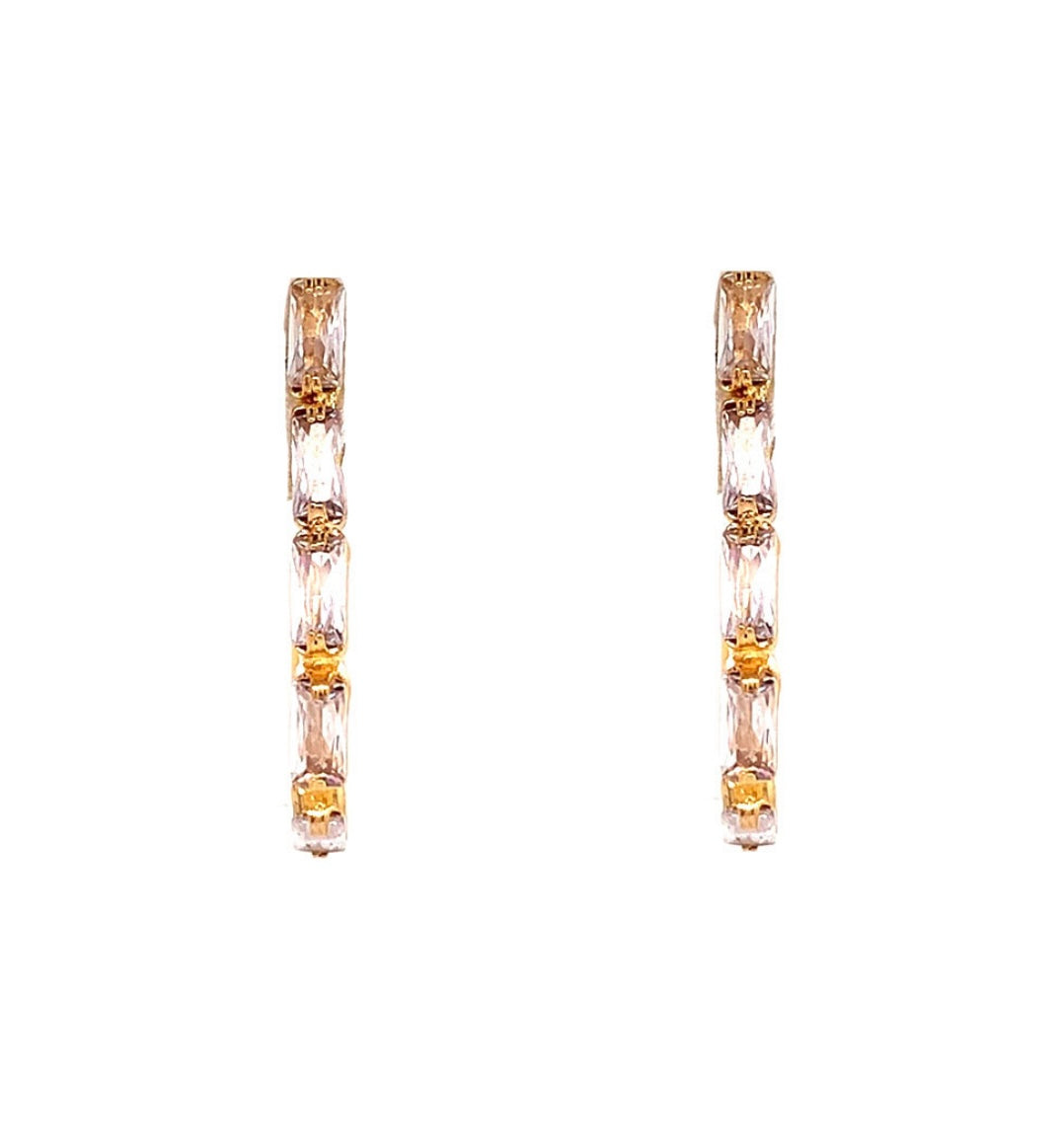 CZ DANGLING EARRINGS