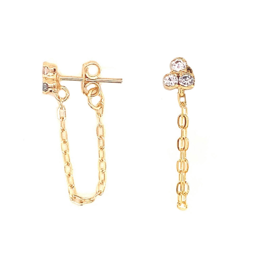 DANGLING STUD EARRINGS