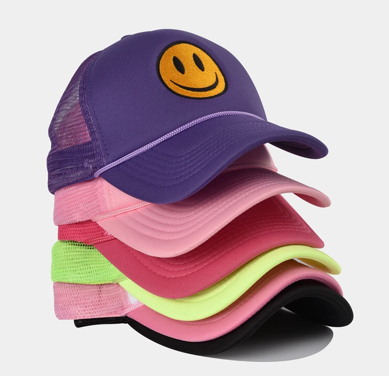 HAPPY FACE TRUCKER HAT