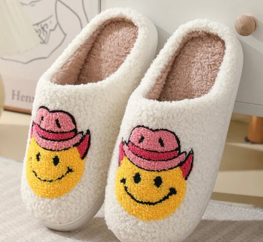 PINK COWBOY HAT SLIPPERS 🤠