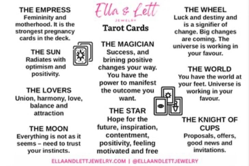 TAROT CARD NECKLACES