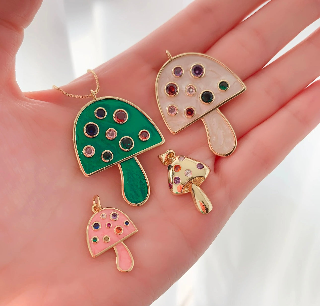 COSMIC MUSHROOM PENDANT