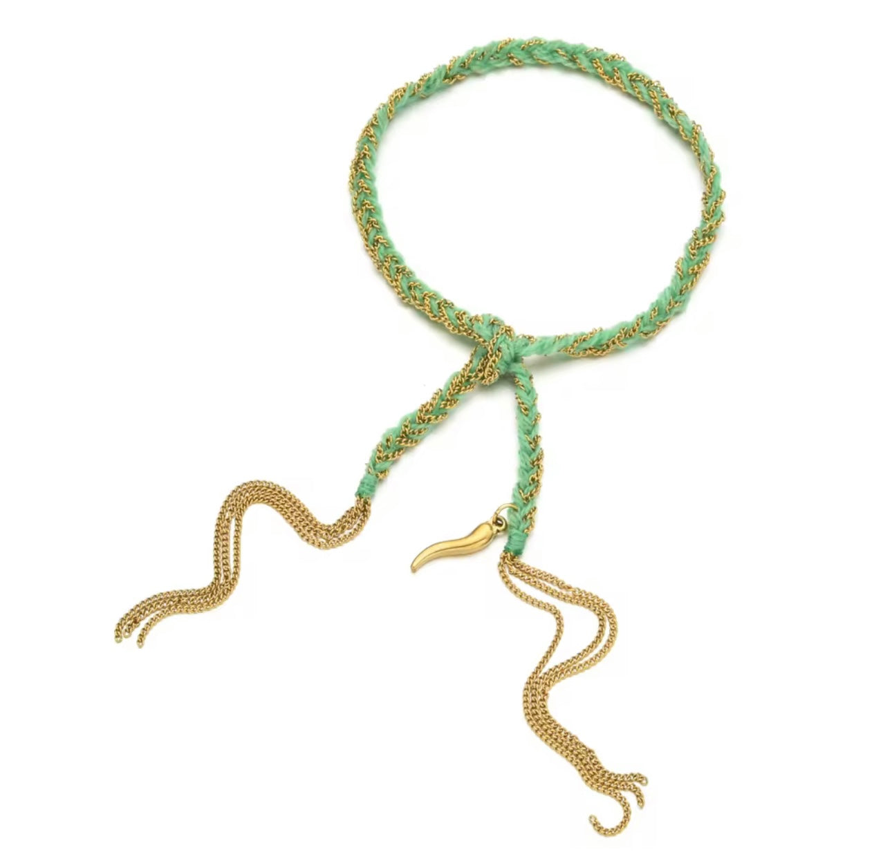 COLOURFUL WOVEN CHARM BRACELETS