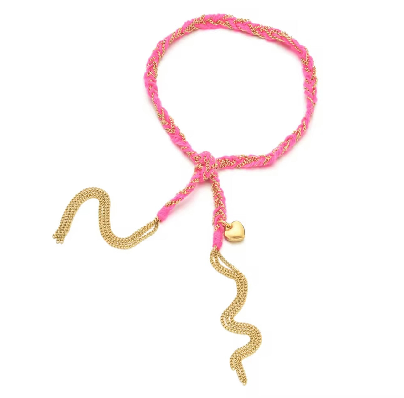 COLOURFUL WOVEN CHARM BRACELETS