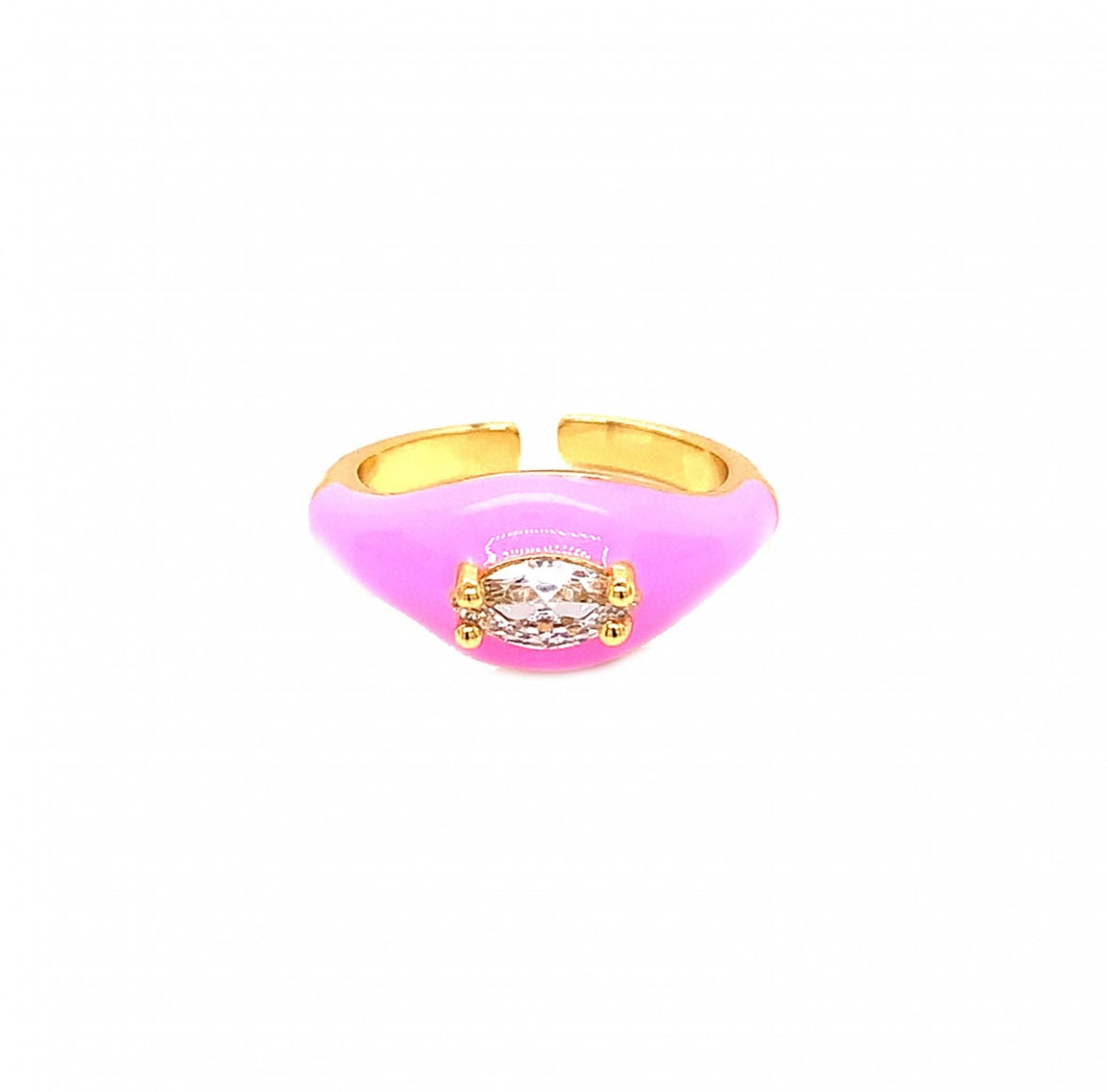ENAMEL GEM RING
