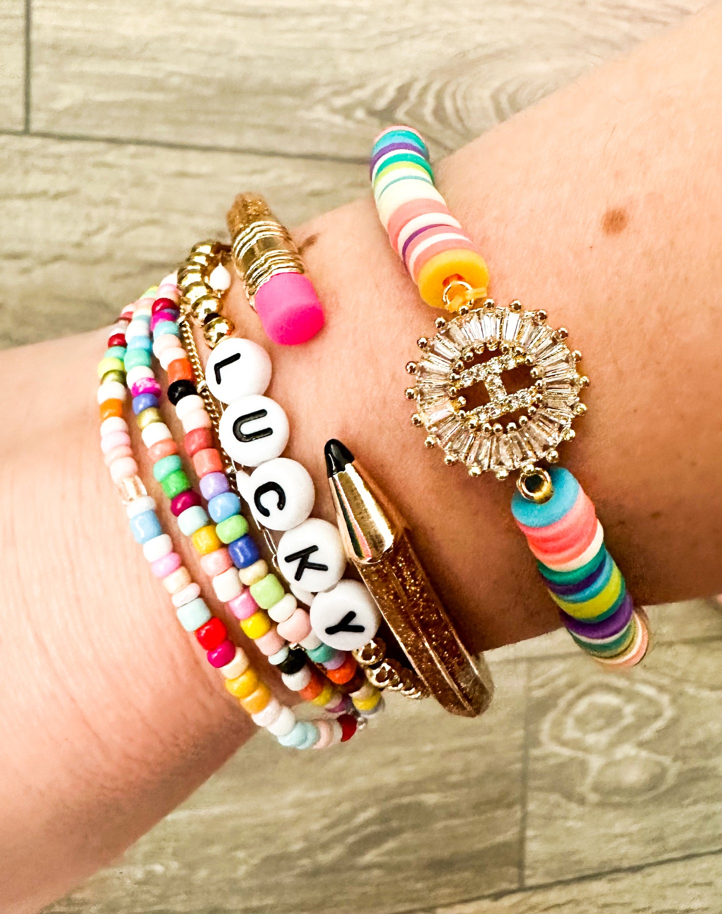 BOHO LAYERED RAINBOW BRACELET