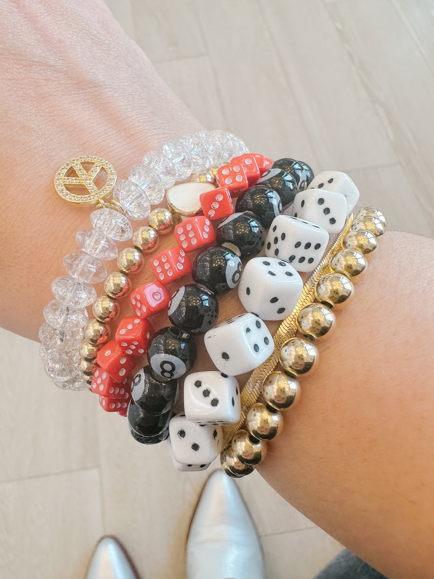 BABY DICE BRACELET