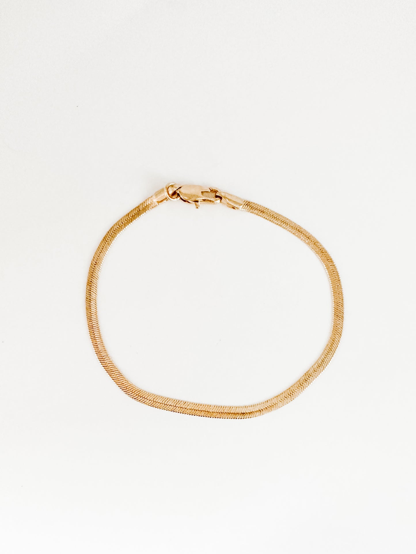 HERRINGBONE CHAIN BRACELET