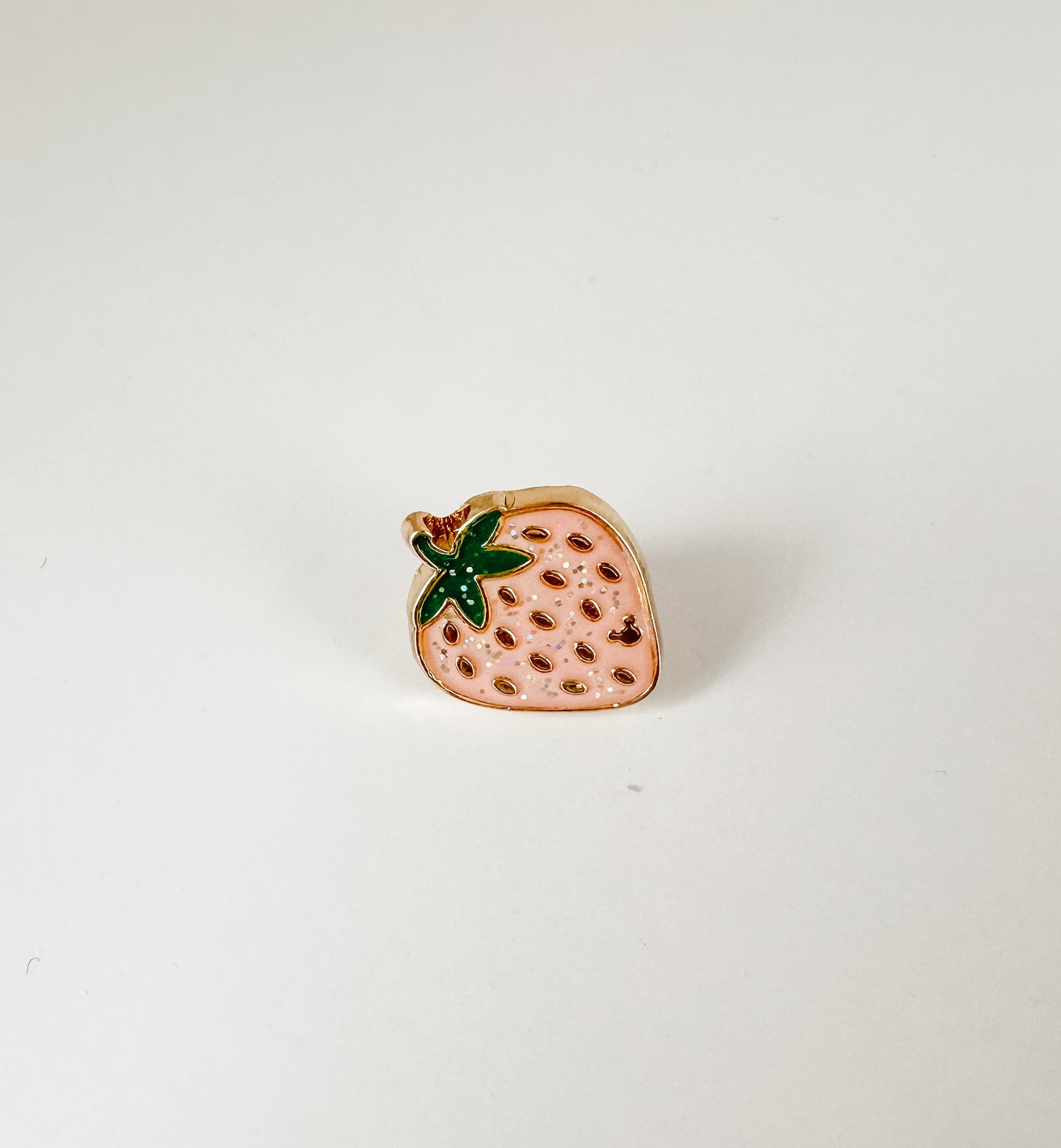 PINK STRAWBERRY WATCH CHARM