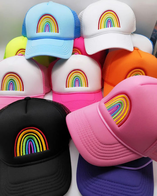 RAINBOW TRUCKER HAT