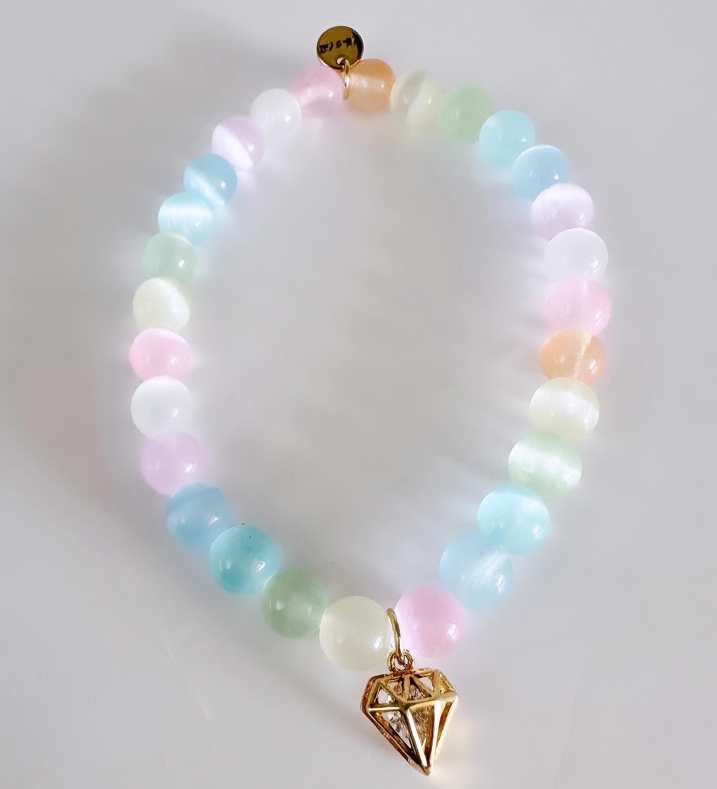 RAINBOW SELENITE MINI BRACELET
