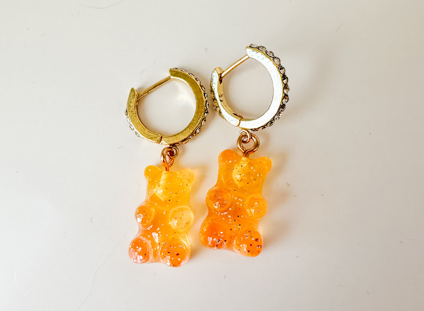 GUMMY BEAR EARRINGS GOLD