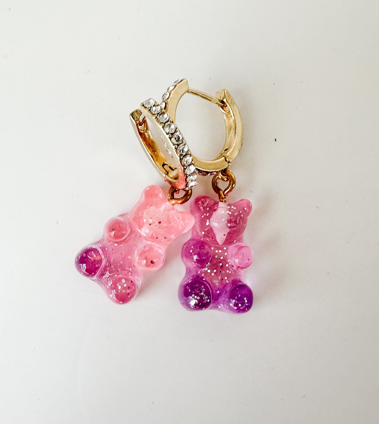 GUMMY BEAR EARRINGS GOLD
