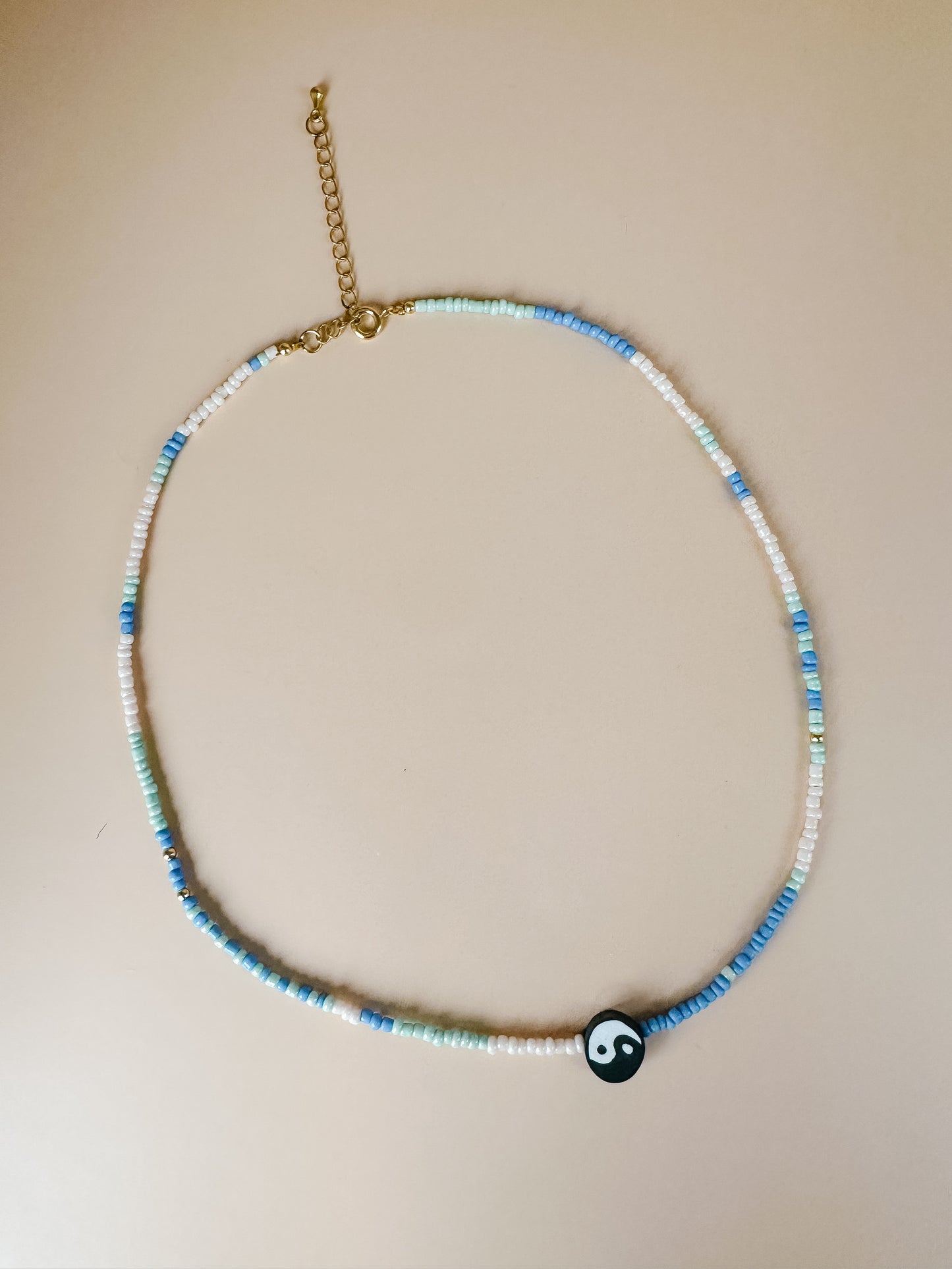 YIN YANG CLASSIC BEADED NECKLACE