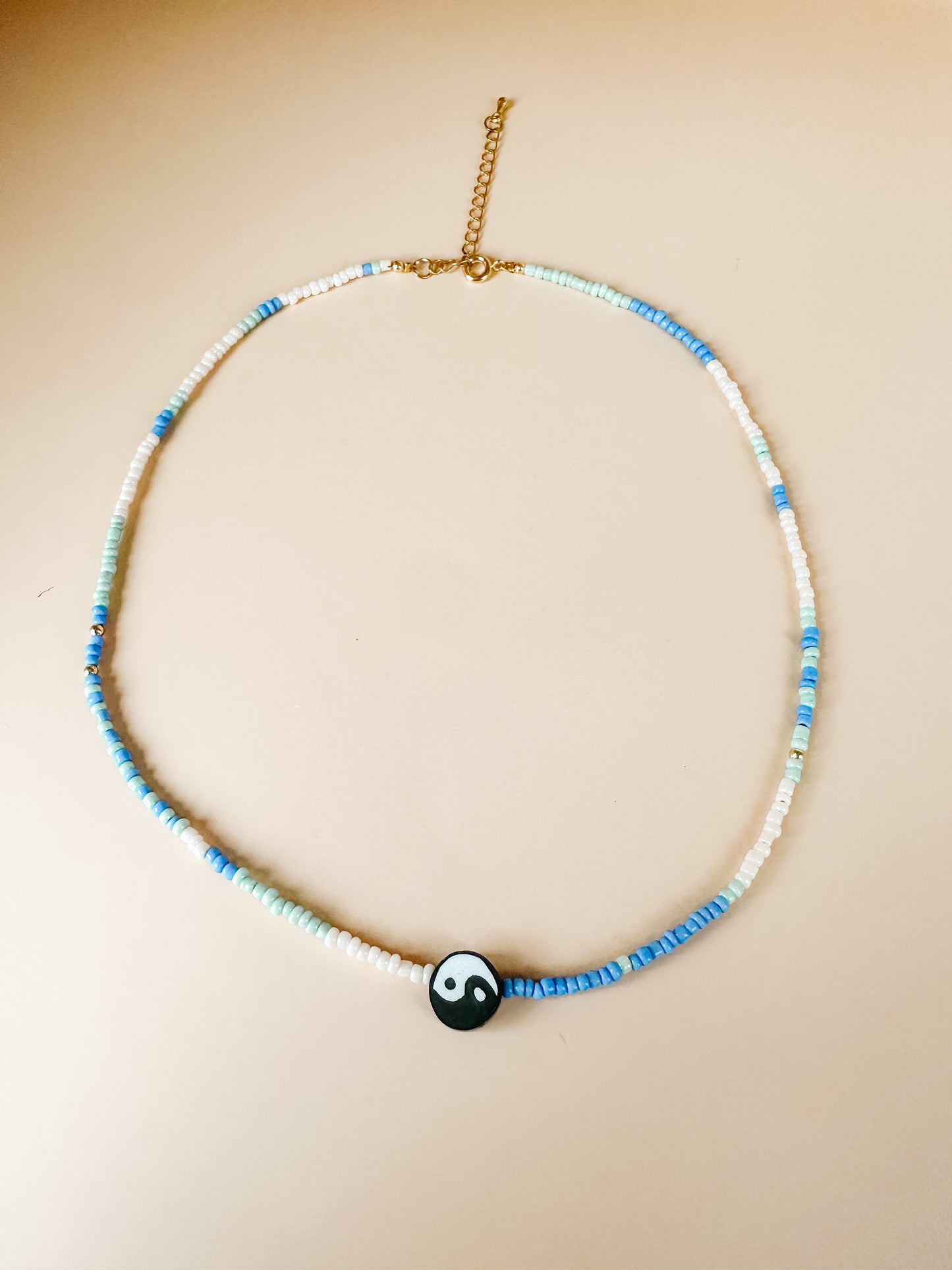 YIN YANG CLASSIC BEADED NECKLACE
