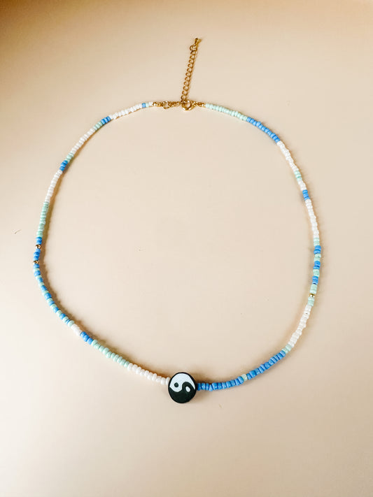 YIN YANG CLASSIC BEADED NECKLACE