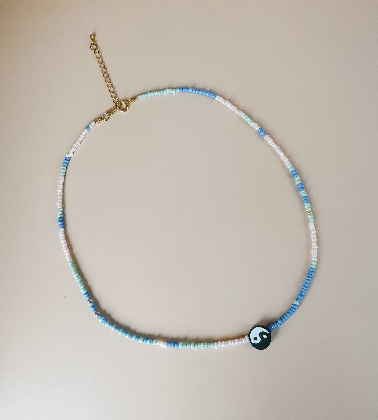 YIN YANG CLASSIC BEADED NECKLACE