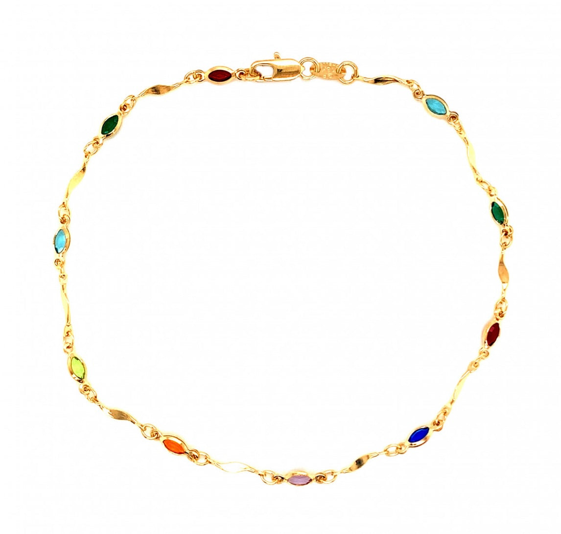 GEMSTONE ANKLET