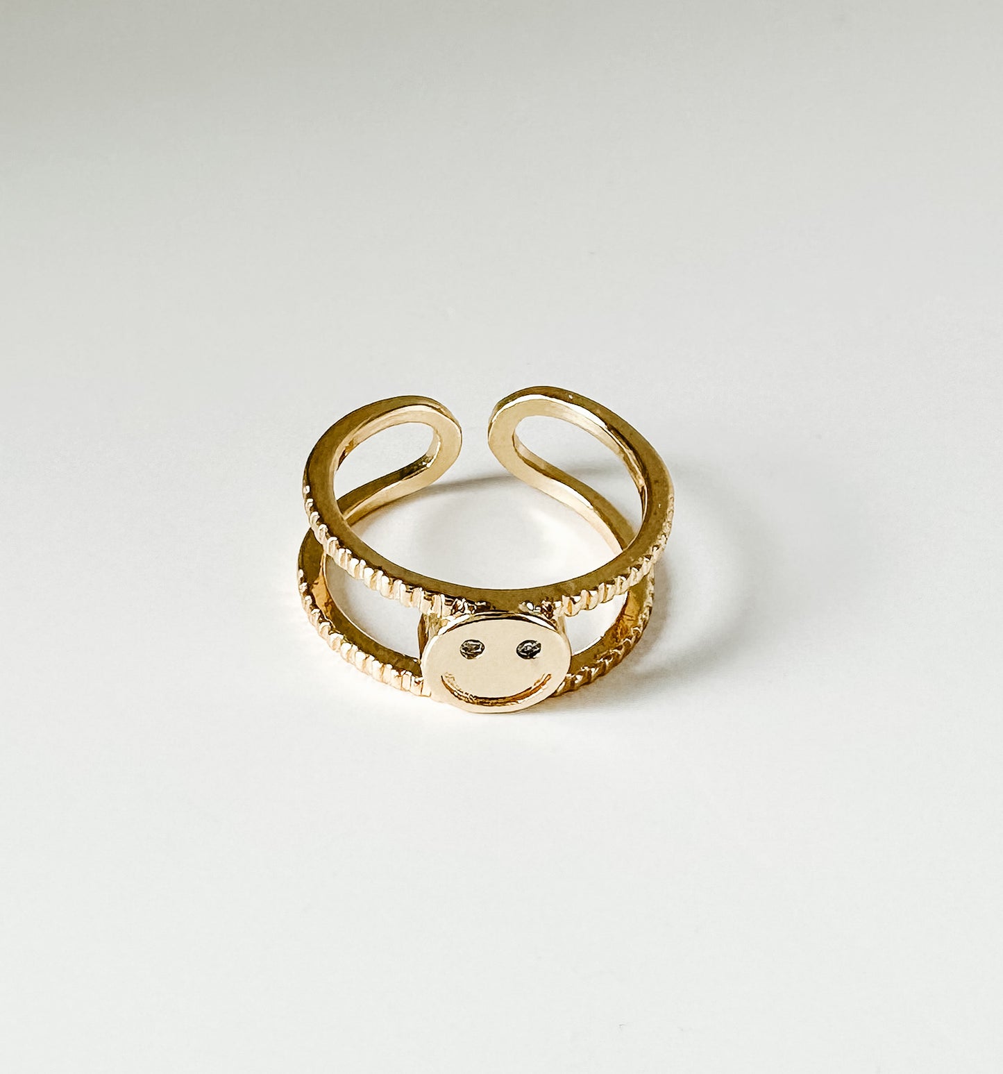 HAPPY FACE RING