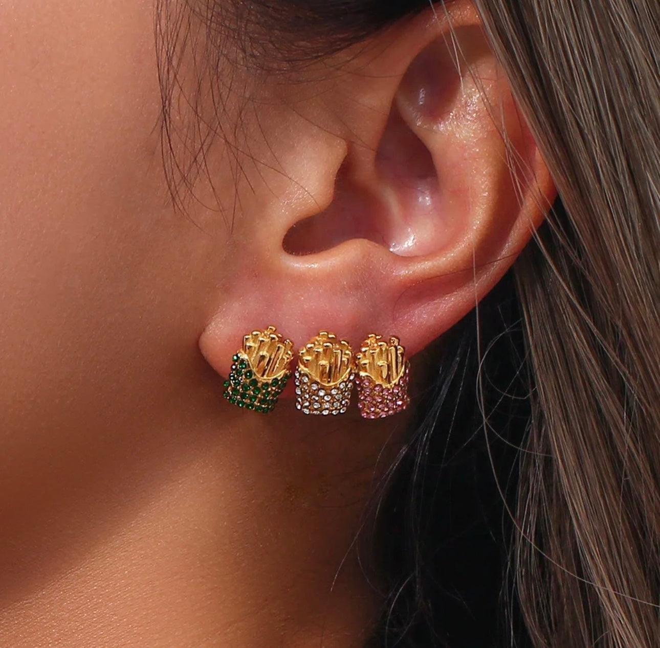 FRENCH FRY EARRINGS