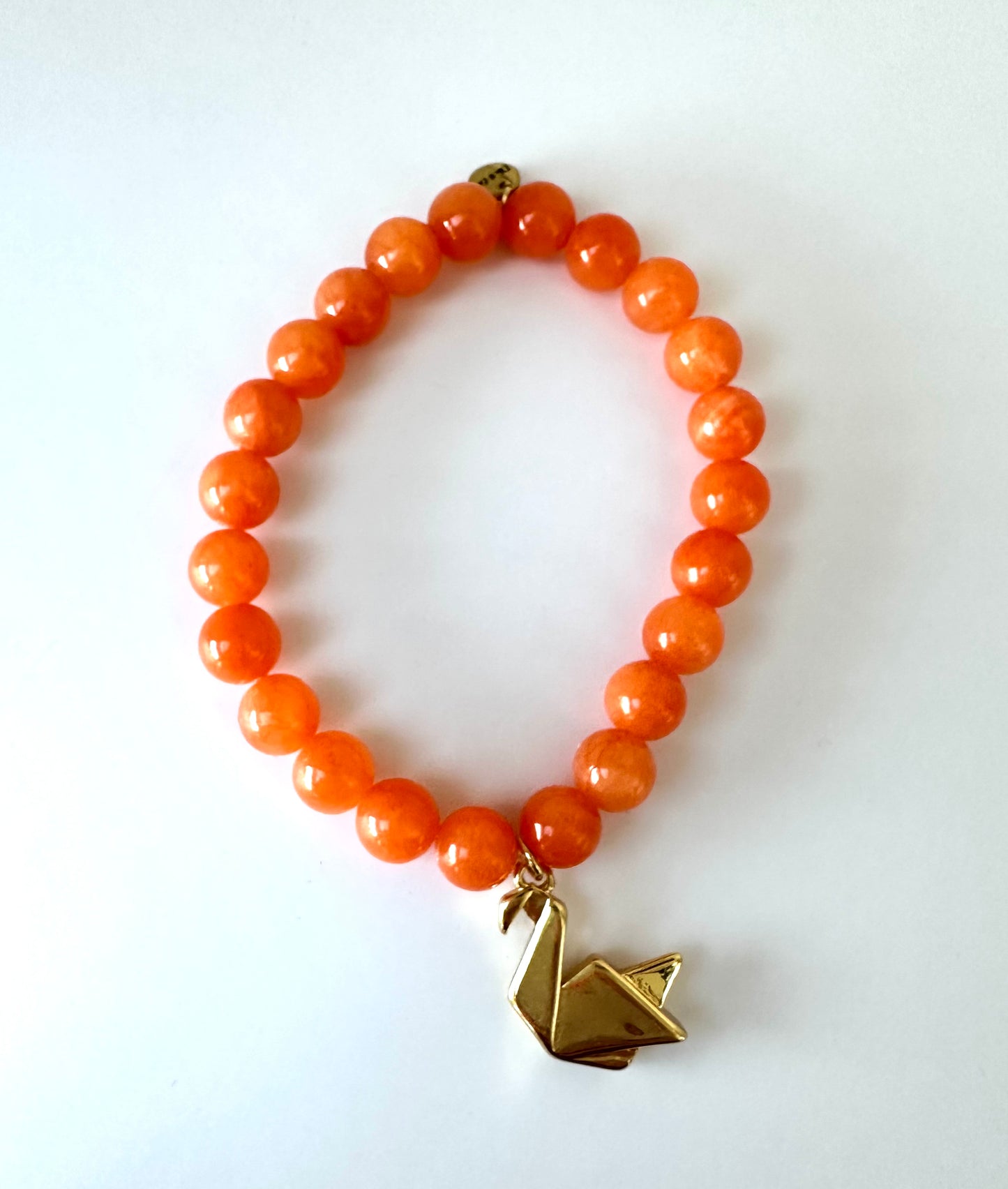 PAPER CRANE GEMSTONE BRACELET