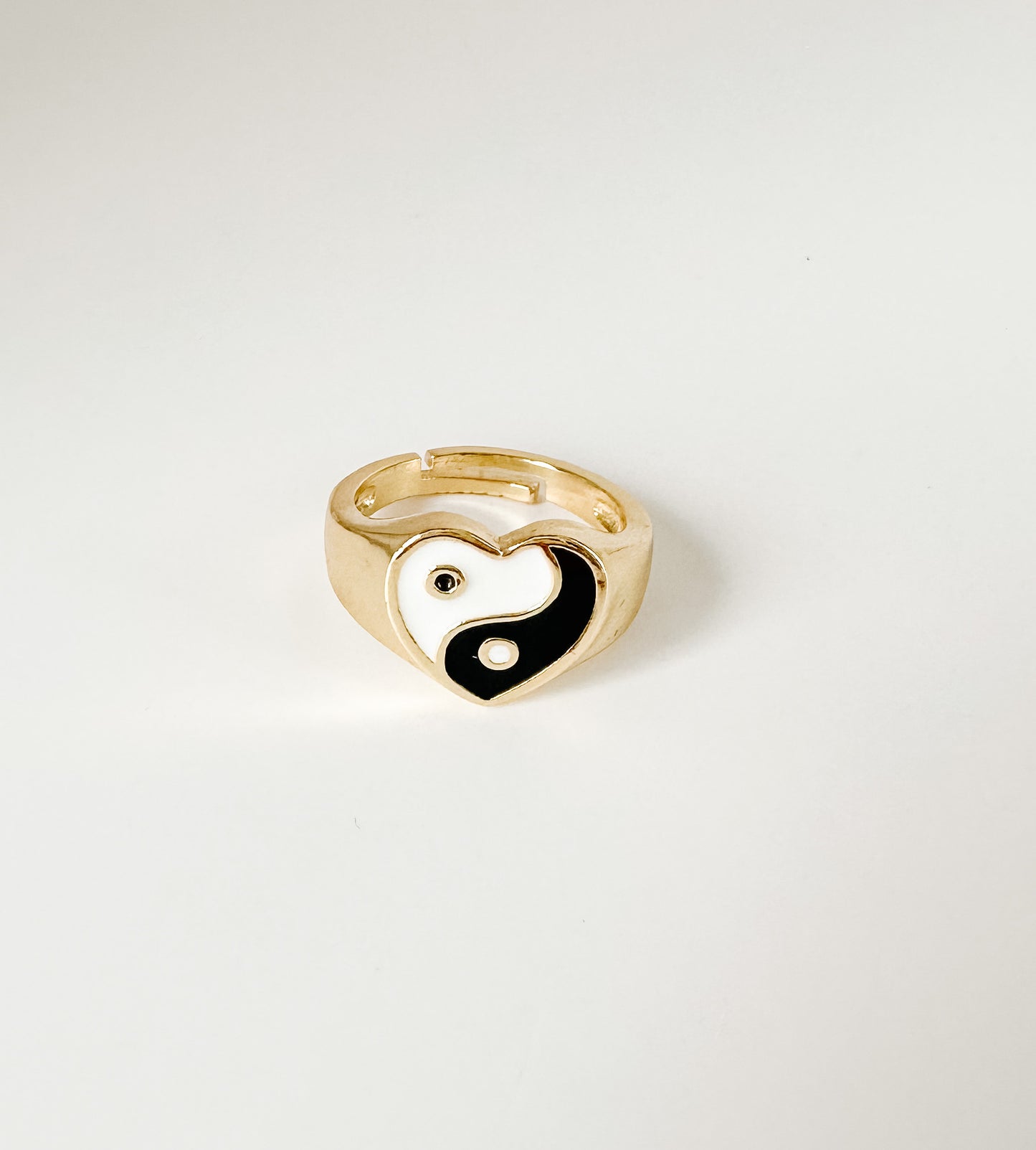 YIN YANG HEART RINGS