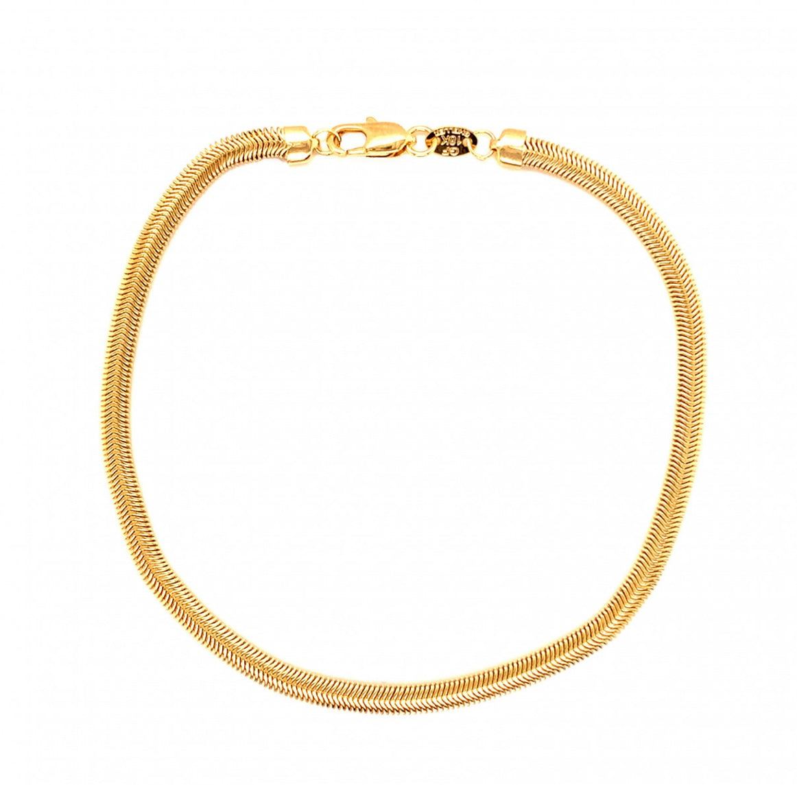 HERRINGBONE ANKLET