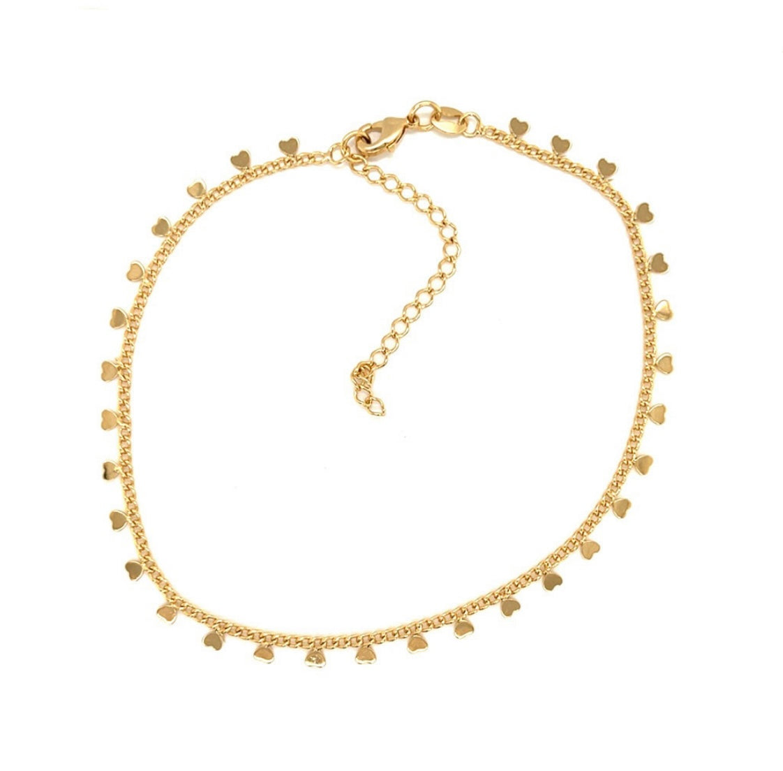 DANGLING HEART ANKLET