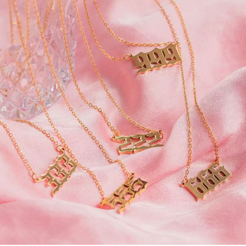 ANGEL NUMBER NECKLACE