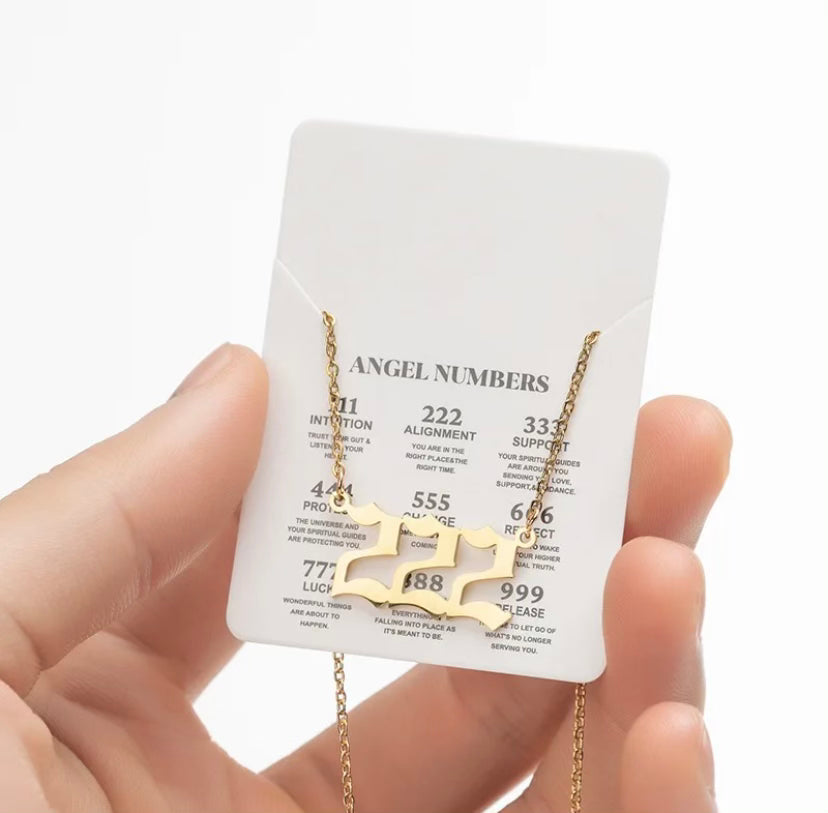 ANGEL NUMBER NECKLACE