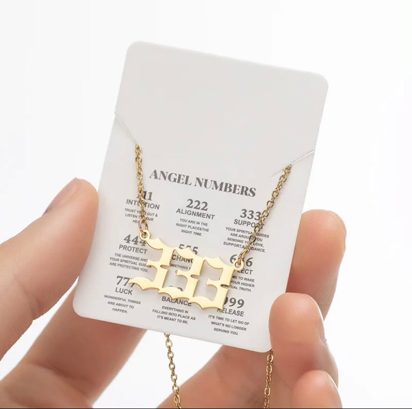 ANGEL NUMBER NECKLACE