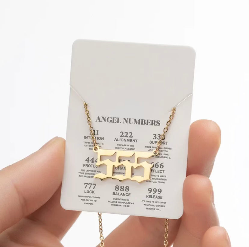 ANGEL NUMBER NECKLACE