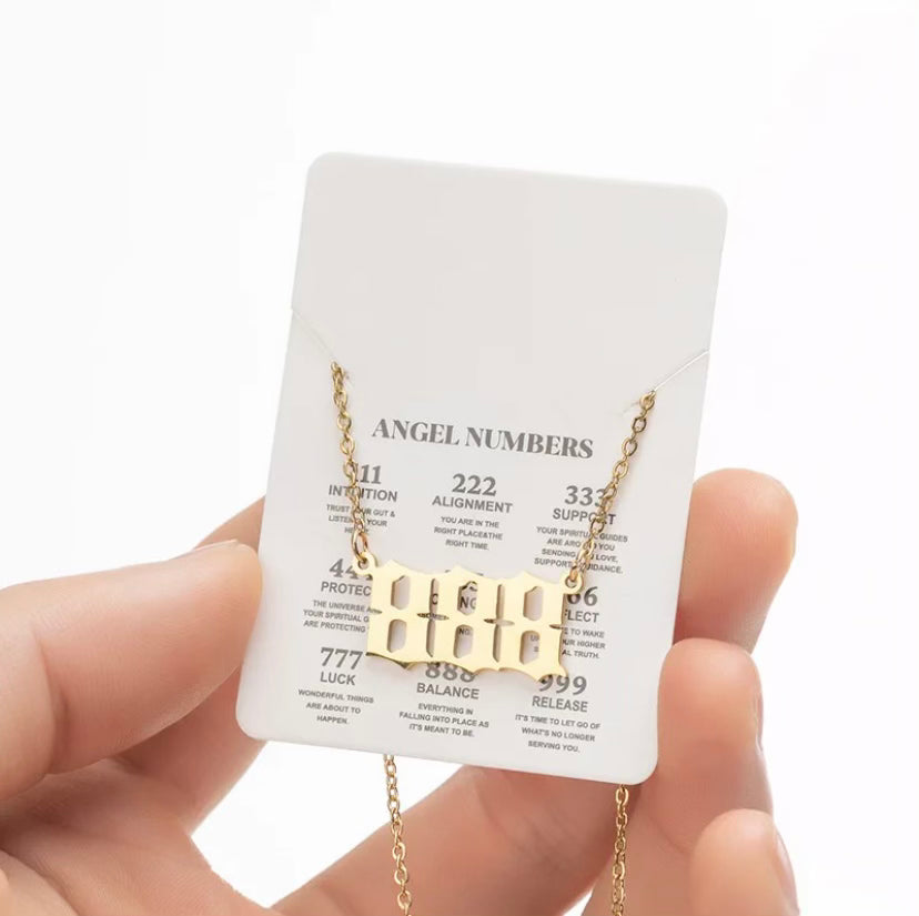 ANGEL NUMBER NECKLACE