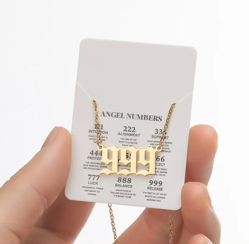 ANGEL NUMBER NECKLACE