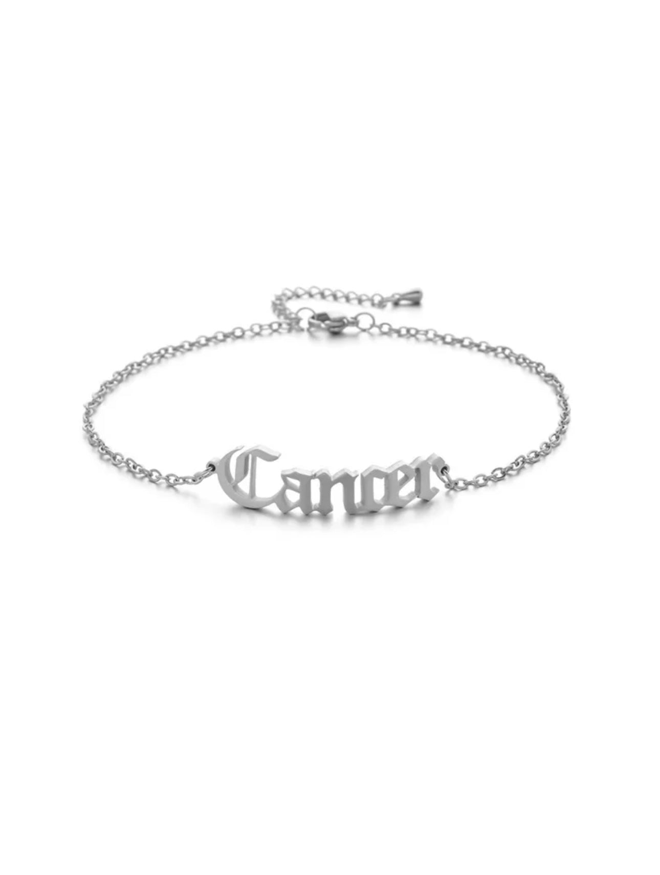 HOROSCOPE ANKLET SILVER PLATED