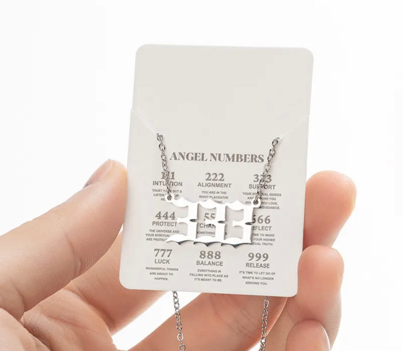 ANGEL NUMBER NECKLACE