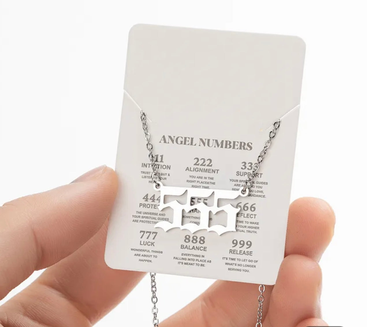 ANGEL NUMBER NECKLACE