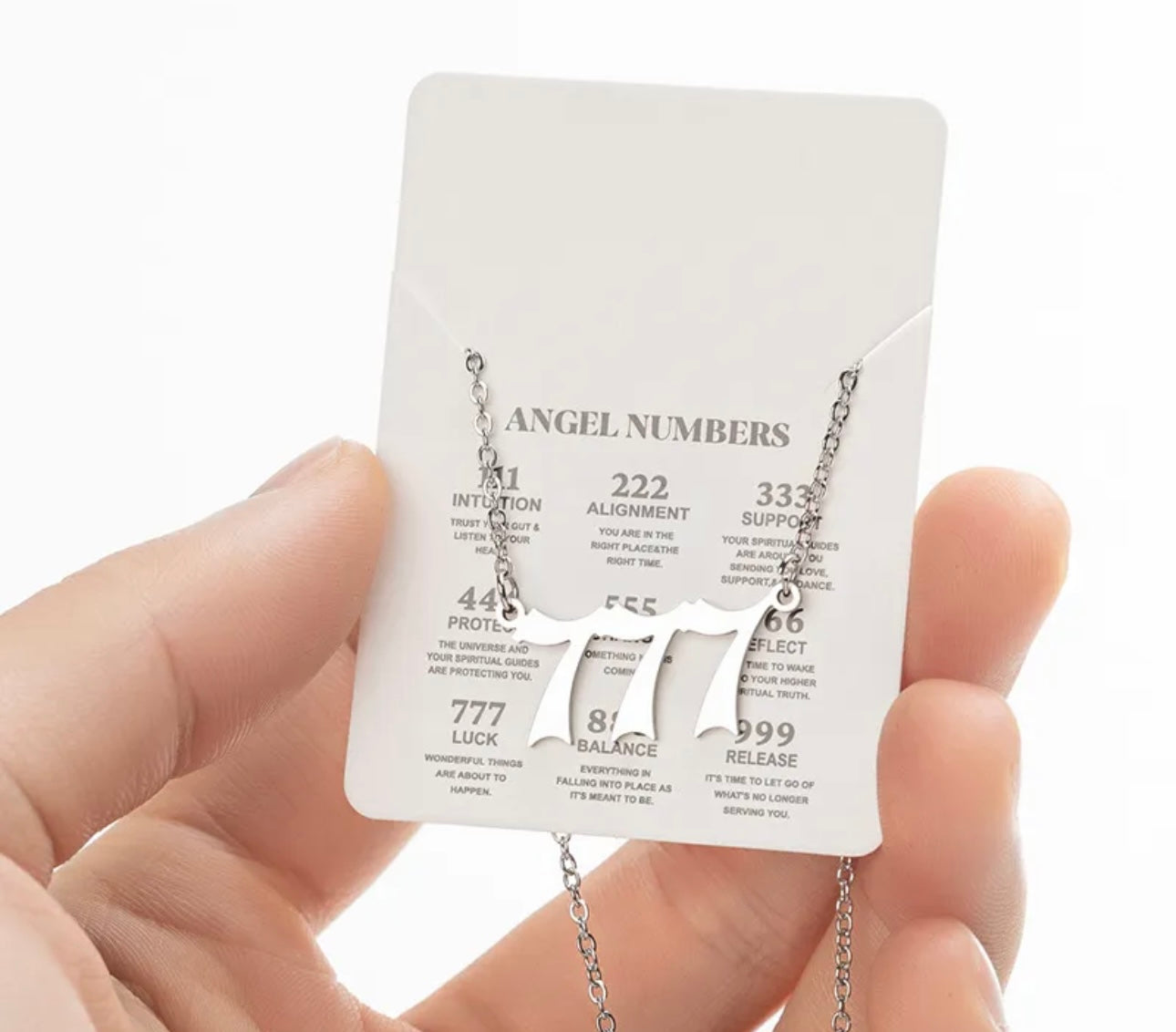 ANGEL NUMBER NECKLACE